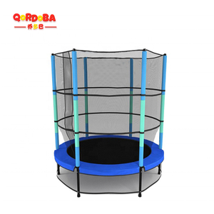 Kids trampoline with safety net
