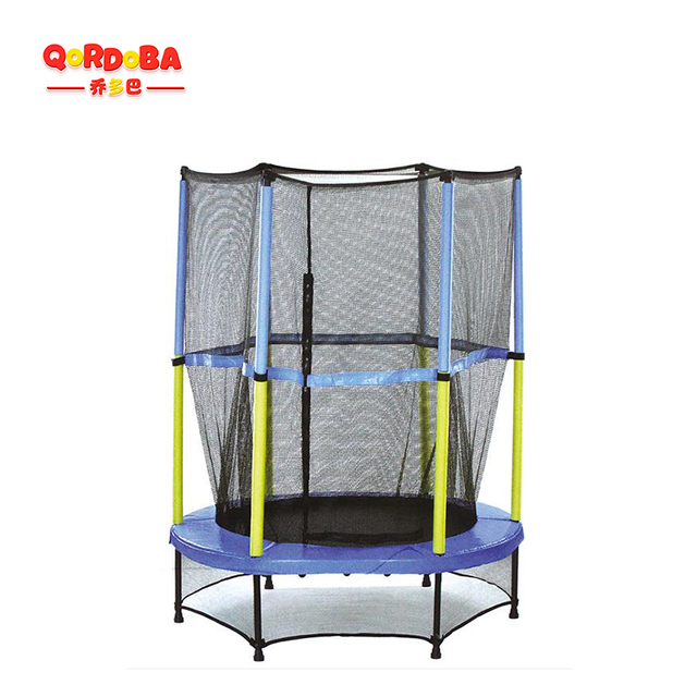 Kids trampoline with safety net-6