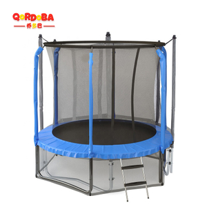 Kids trampoline with safety net