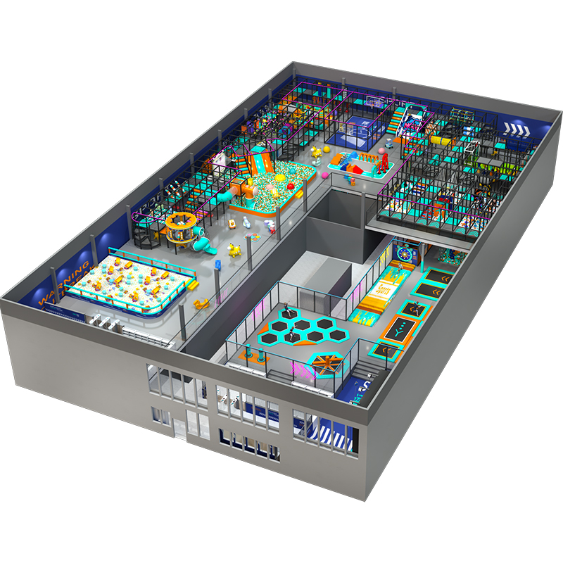 Kazakhstan Large Indoor Trampoline Park