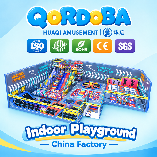 Customized Indoor Playground with Adventure Rides for Kids And Family Fun