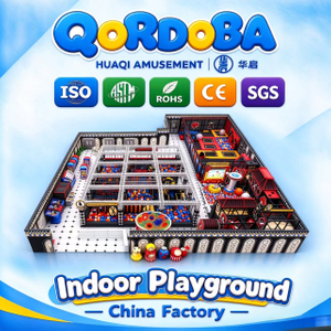 Commercial Family Entertainment Center with Rope Courses And Slides for Kids Adventure Activities