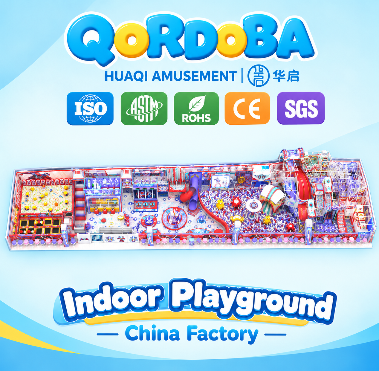 Custom Giant Themed Indoor Playground with Arcade Games and Ninja Courses for Commercial Projects