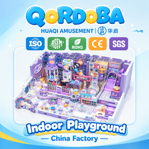 Commercial Indoor Kids Playground with Rope Nets for Safe Family Recreation Activities
