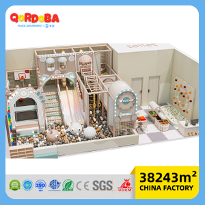 Kids Mini Park with Soft Play Equipment for Children's Entertainment Playground