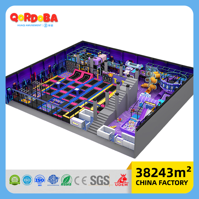 Professional Trampoline Park Solutions with Full Accessories for Indoor Kids Parks