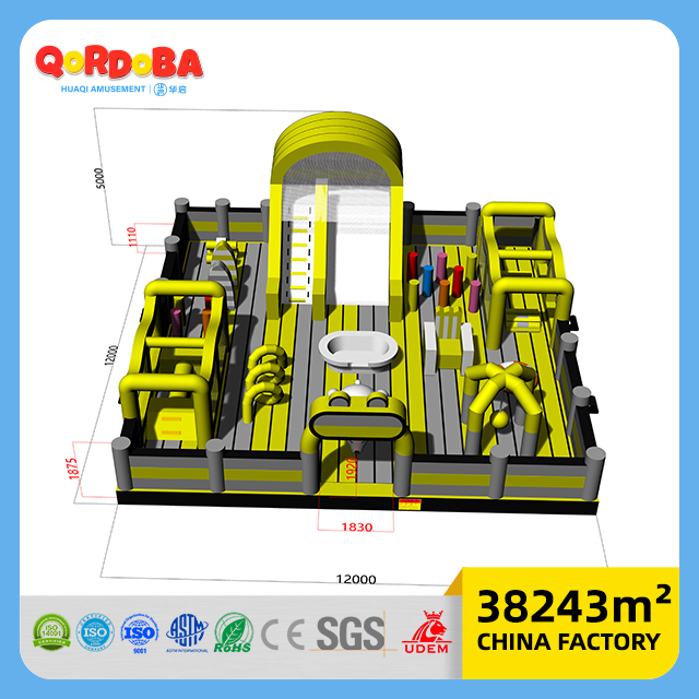 Inflatable Air Membrane Bouncy Castle Playground with Eco Material for Indoor Outdoor Parks