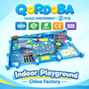 Complete Indoor Family Entertainment Center with LED Slides and Sand Pit for Commercial Kids Playground Project