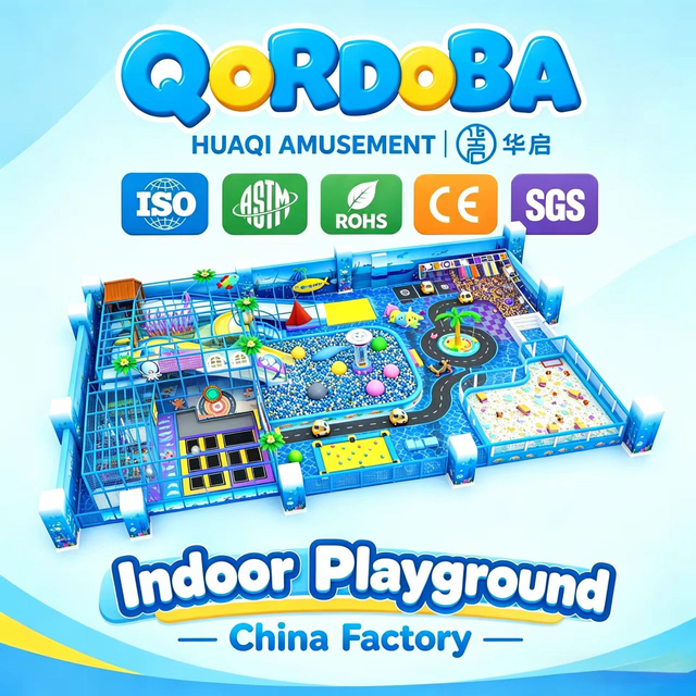 Custom Indoor Playground with Rope Maze And Ball Pit for Mall Family Recreation Business