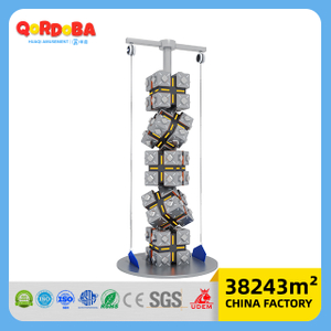 Kids Indoor Climbing Walls with Safety Gear for Family Entertainment Centers