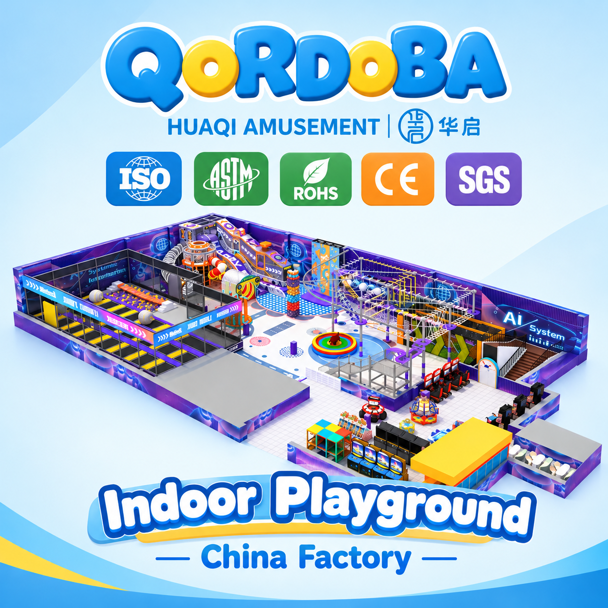  Children's Playground with AR Sports And 5D Cinema for Commercial Family Entertainment
