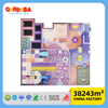 Custom Macaron Themed Children Playground with Full Soft Padding for Kids Park