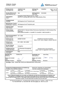 Plywood SGS Environmental Protection Testing Report