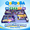 Custom Punk Indoor Playground with Rope Courses And Zipline Adventures for Commercial Entertainment Venues
