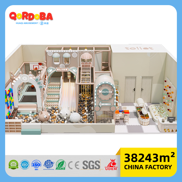 Kids Mini Park with Soft Play Equipment for Children's Entertainment Playground