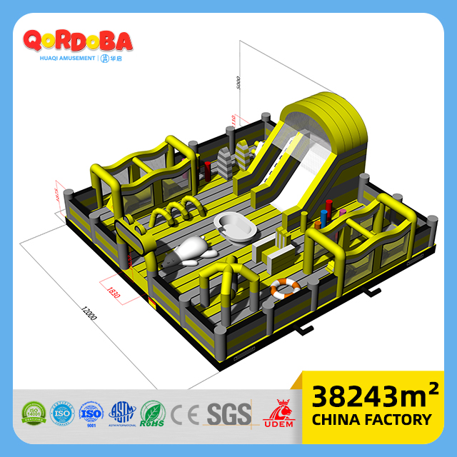 Inflatable Air Membrane Bouncy Castle Playground with Eco Material for Indoor Outdoor Parks