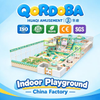 Commercial Forest Themed Playground with Donut Slides And Rope Courses for Kids And Families