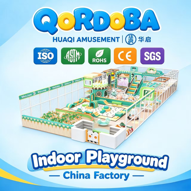 Modern Indoor Playground with Giant Slides And Adventure Attractions for Family Entertainment Center