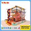 Multi-level Ninja Warrior Course with Obstacle Games for Children's Adventure Park 