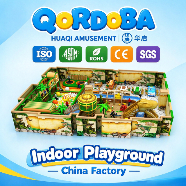 Forest-Themed Family Entertainment Center with Trampolines And AR Sports for Indoor Playground