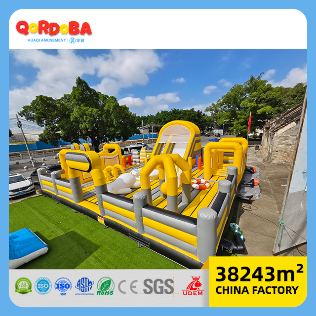 Inflatable Air Membrane Bouncy Park with Eco PVC Fabric Equipment for Indoor Playground