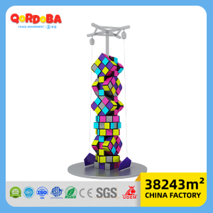 High Quality Climbing Wall with Descent Control Device for Children's Amusement Park