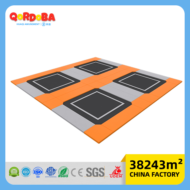 High Quality PVC Trampoline with Basketball Hoop for Kids Play Center