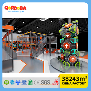 Commercial Family Entertainment Center with Custom Zip Line ASTM And CPSC Certified
