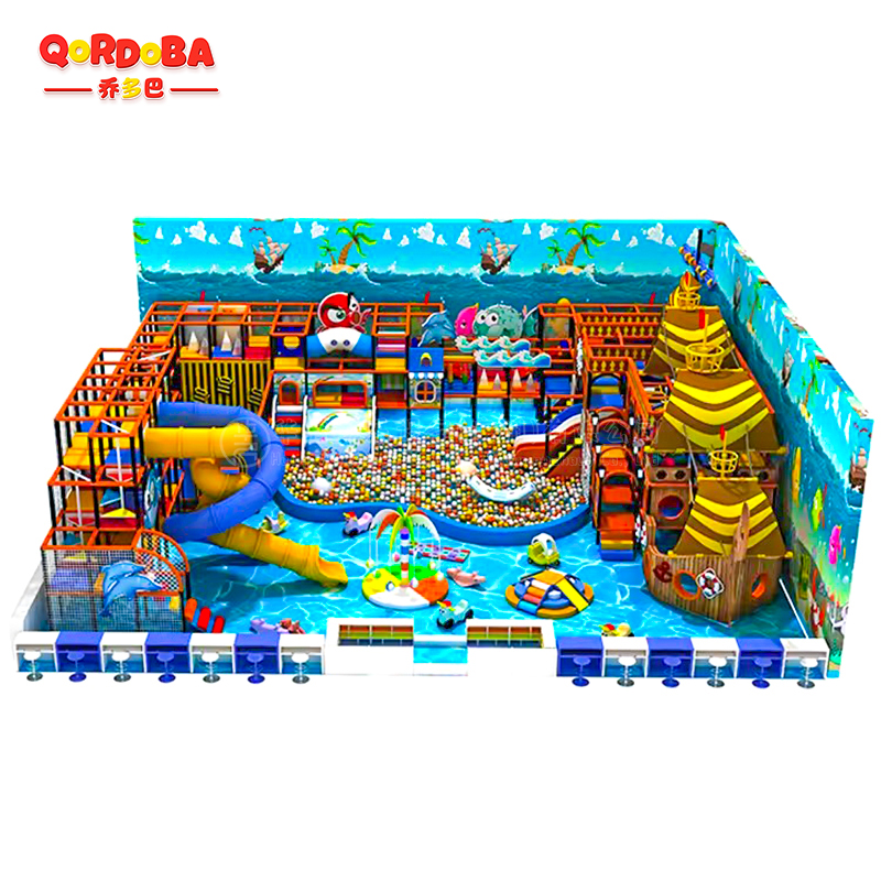 Commercial indoor playground equipment layout and design