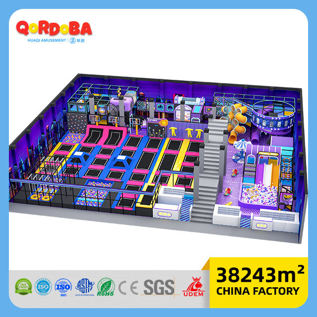 Professional Trampoline Park Solutions with Full Accessories for Indoor Kids Parks
