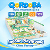Commercial Forest Themed Playground with Donut Slides And Rope Courses for Kids And Families