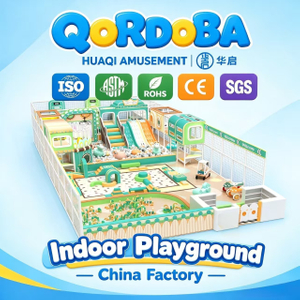 Custom FEC Indoor Playground with Spiral Slides, Trampolines And AR Sports for Family Entertainment