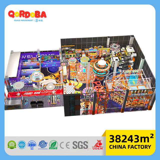 Complete Family Entertainment Center with Rest And Catering Area for Amusement Park