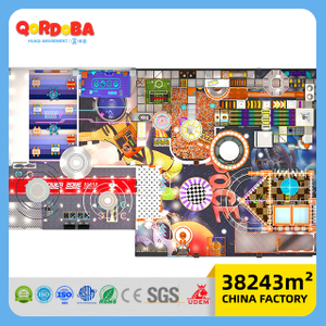 Commercial FEC Playground with Soft Play and Arcade Games for Shopping Mall