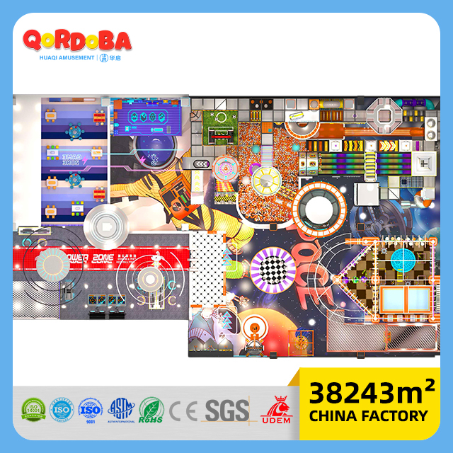 Commercial FEC Playground with Soft Play and Arcade Games for Shopping Mall