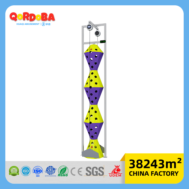 Kids Indoor Climbing Walls with Safety Gear for Family Entertainment Centers