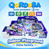 Custom Punk Playground with Interactive Projection Games and Rope Courses for Kids and Families