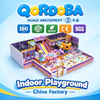 Commercial Indoor Playground with Spiral Slides And Professional Trampolines for Family Entertainment Center