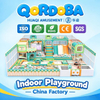 Commercial Forest Themed Playground with Donut Slides And Rope Courses for Kids And Families