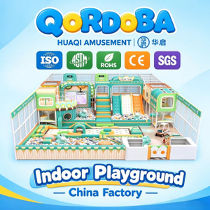 Commercial Forest Themed Playground with Donut Slides And Rope Courses for Kids And Families
