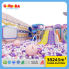 Custom Macaron Themed Children Playground with Full Soft Padding for Kids Park
