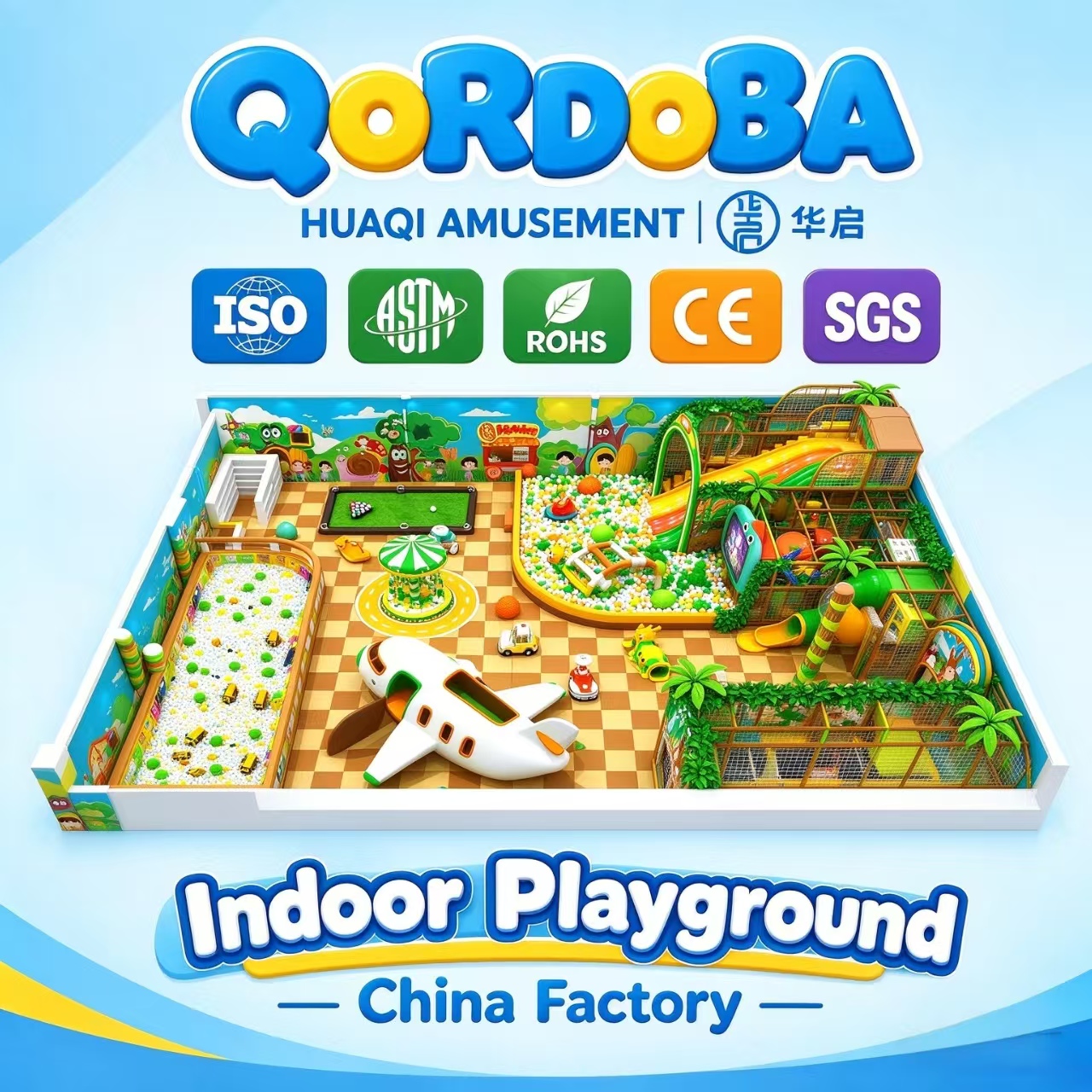 Custom Jungle Indoor Playground with Giant Slides And Rope Courses for Commercial Entertainment Venues
