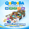 Punk Indoor Playground with Rope Courses And Trampolines for Family Entertainment 