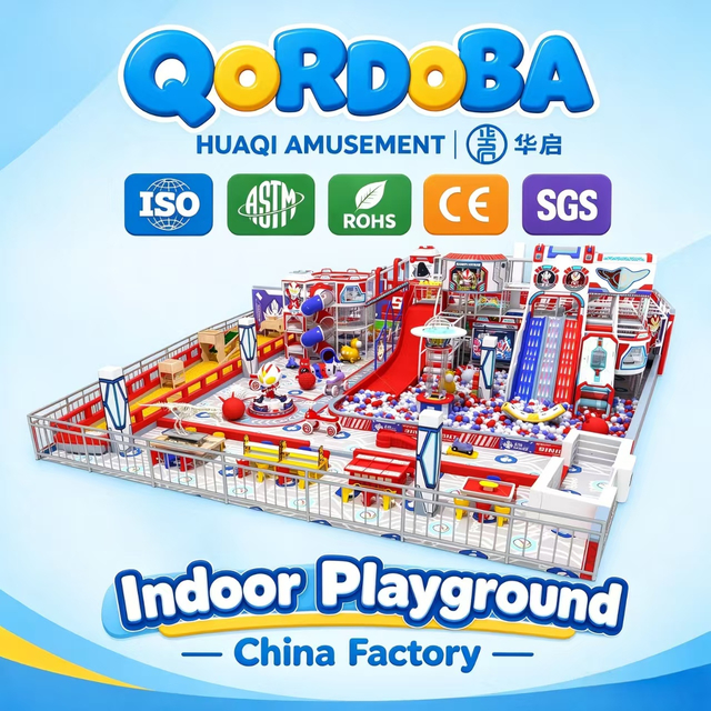 Custom Sinic Giants Indoor Playground with Dinosaur Displays And LED Slides for Kids And Families