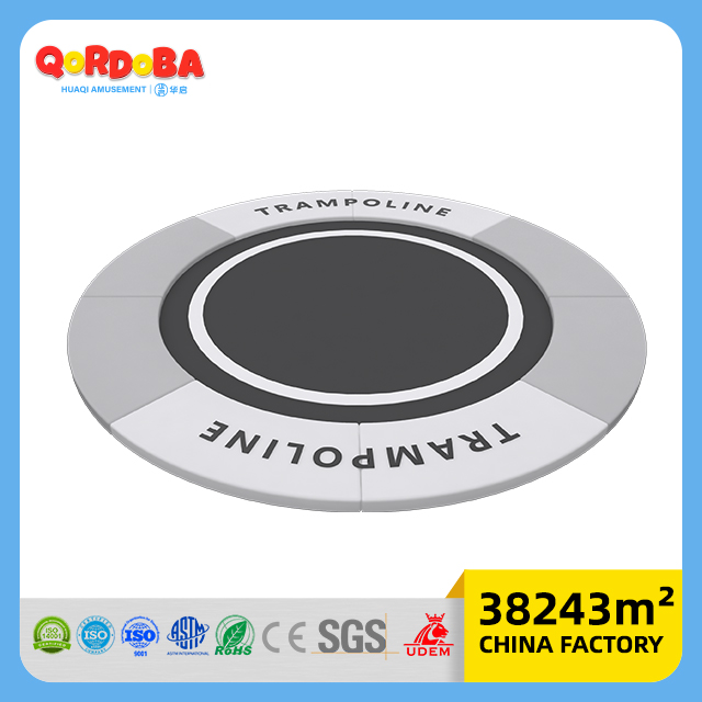 High Quality PVC Trampoline with Basketball Hoop for Kids Play Center