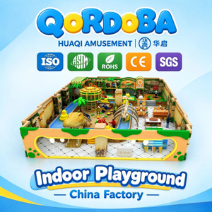 Custom Forest Adventure Playground with Donut Slides And Rope Courses for Kids And Families