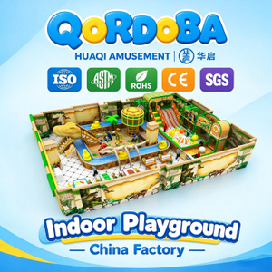 Commercial Indoor Playground with Spiral Slides and Zipline Adventures for Family Entertainment Center