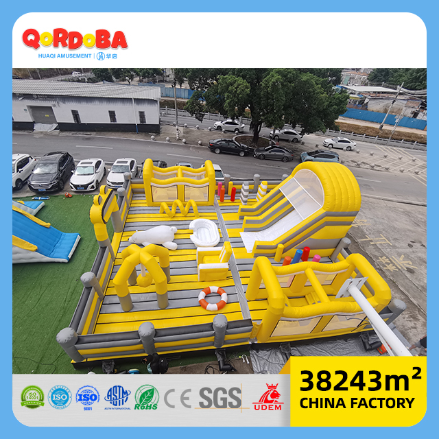 Inflatable Air Membrane Bouncy Castle Playground with Eco Material for Indoor Outdoor Parks