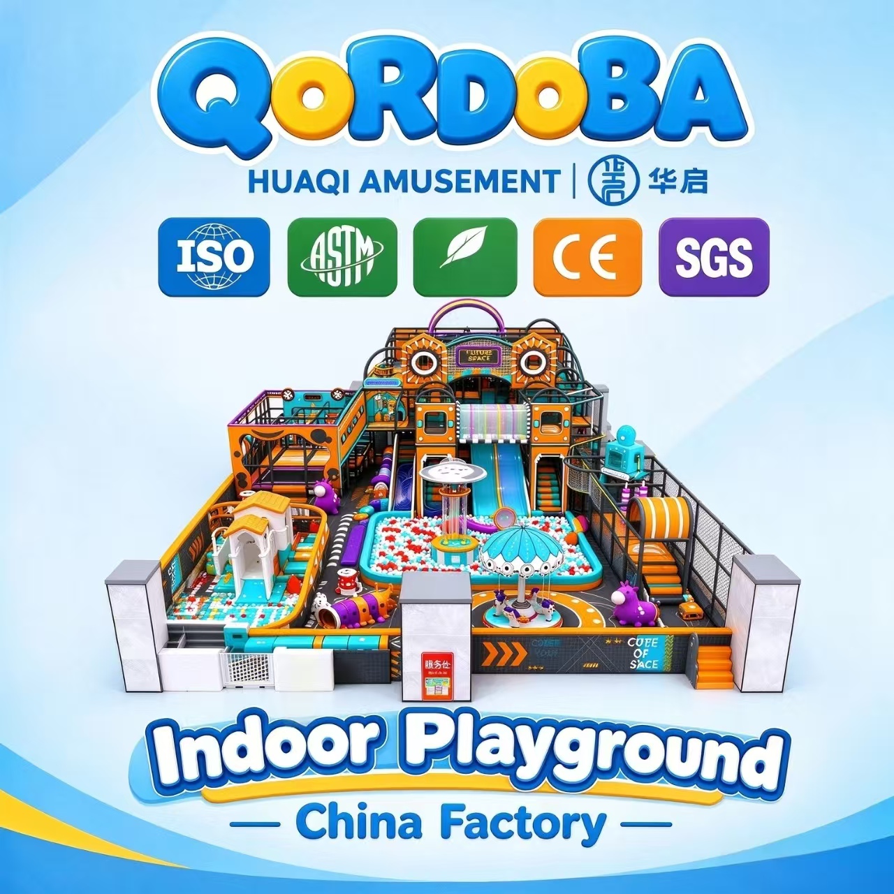 Modern Punk Trampoline Park with Zipline Adventures And AR Sports for Active Kids