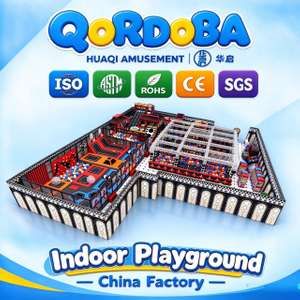Ninja Themed Indoor Playground with Exciting Slides And Games for Family Entertainment Center
